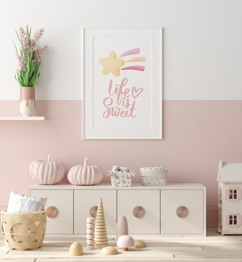 Charming SWEET STARB Kids Room Paintings brighten any child's space with enchanting star designs and cozy colors.