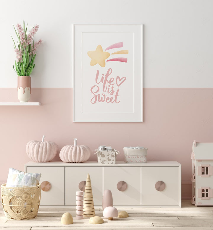 Charming SWEET STARB Kids Room Paintings brighten any child's space with enchanting star designs and cozy colors.