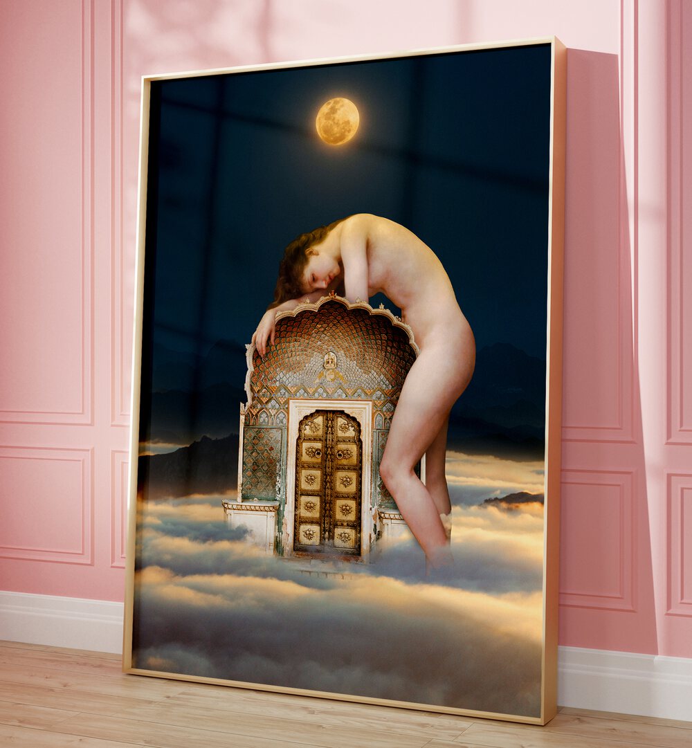 GATEKEEPER, ALTERED ART PRINTS showcase a surreal scene, perfect for enhancing any artistic space.