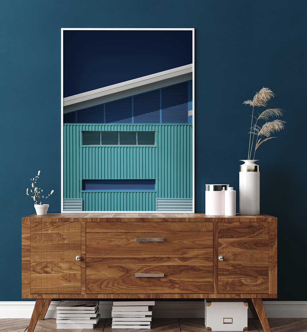 WHITE BLUE WHITE  , PHOTOGRAPHY PRINTS