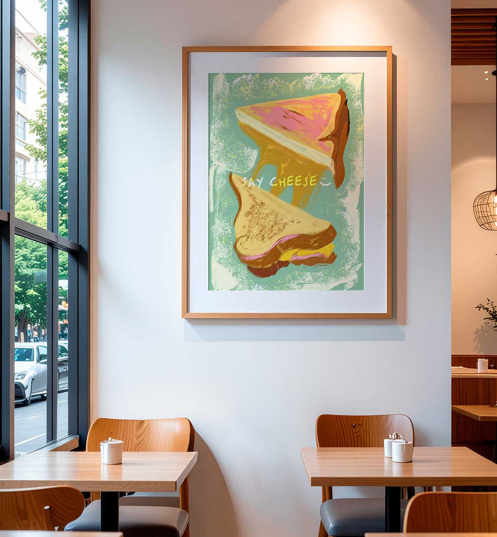 MELTED CHEESE SANDWICHES , BAR & CAFE ART