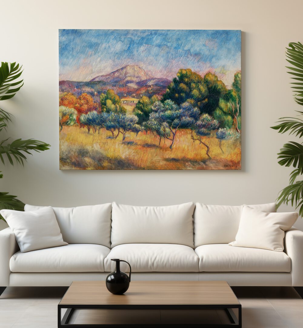 MOUNT OF SAINTE-VICTOIRE (1888–1889) , VINTAGE PAINTINGS
