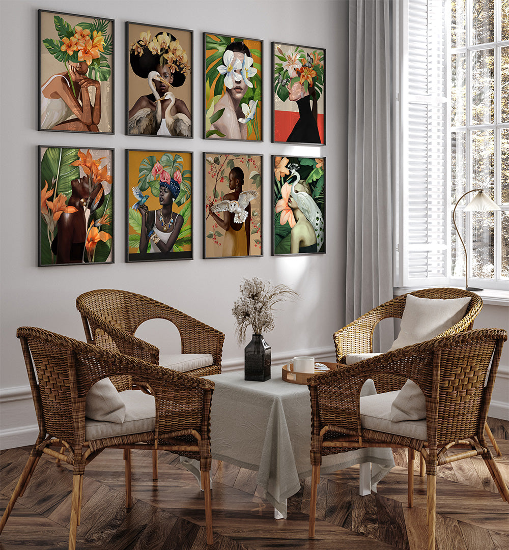 BLOOM THEORY GALLERY WALL , GALLERY WALLS & SETS