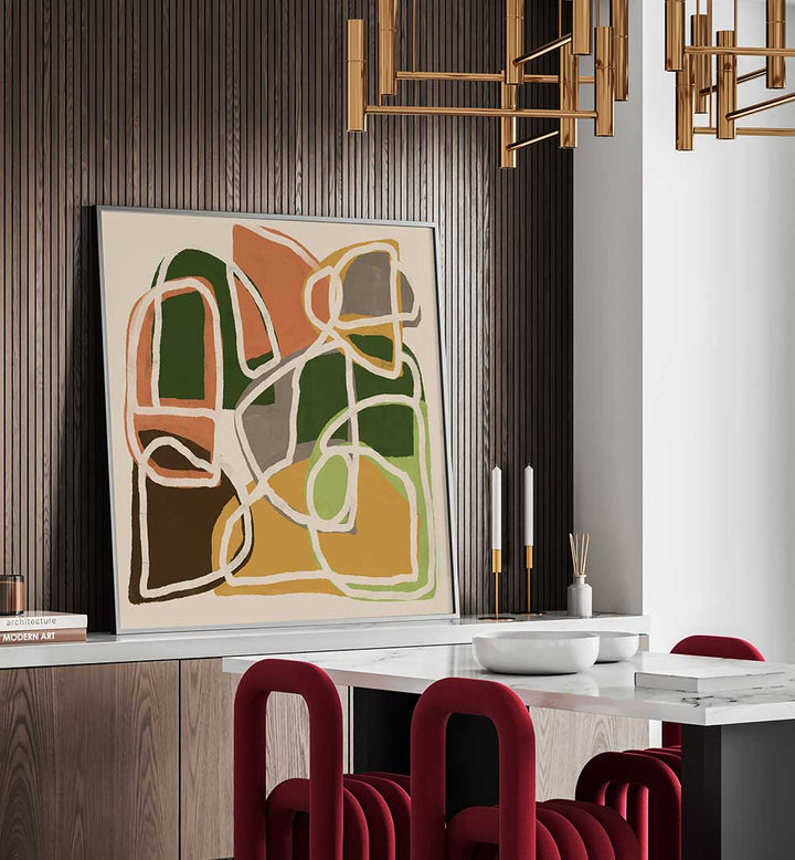 LINES AND SHAPES , ABSTRACT PAINTINGS