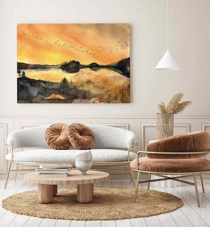 MORNINGMIGRATION , LANDSCAPE PAINTINGS