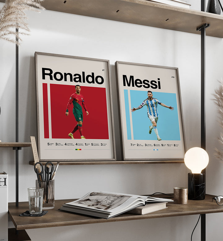 THE TROPHY ROOM SET , SET OF 2 PAINTINGS