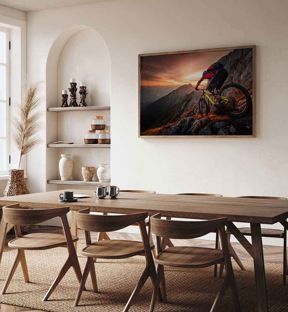 GOLDEN HOUR HIGH ALPINE RIDE , PHOTOGRAPHY PRINTS