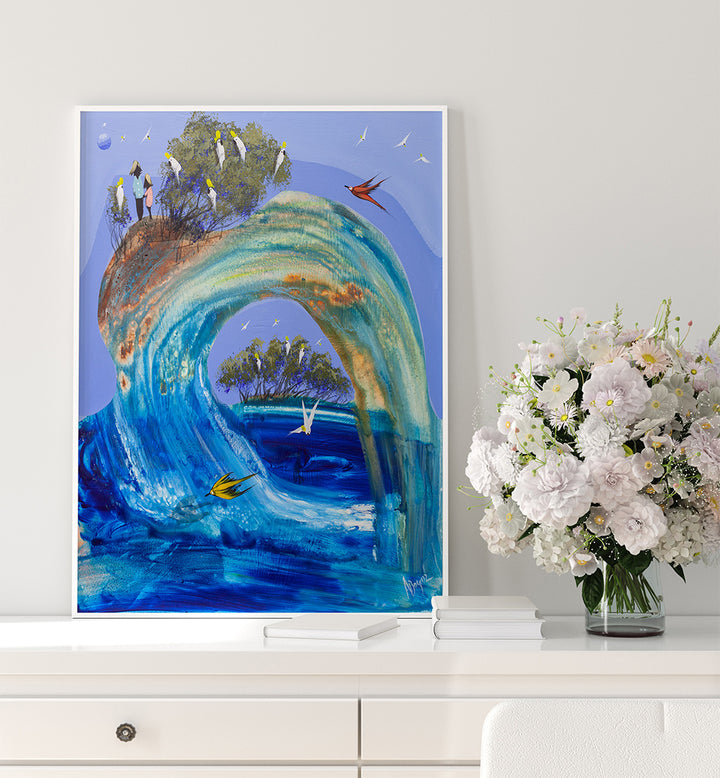 FLOWING WITH YOU , ABSTRACT PAINTINGS