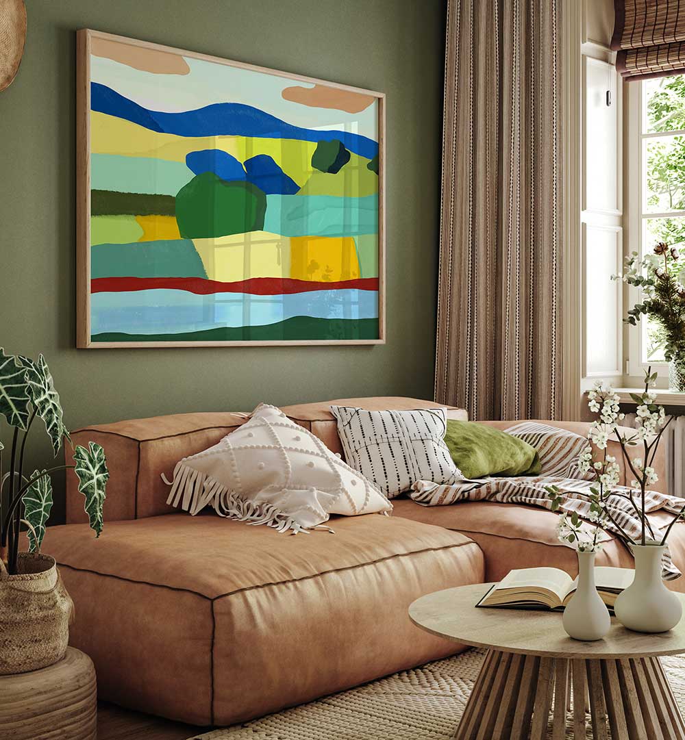 LAND OF MANY COLORS , ABSTRACT PAINTINGS