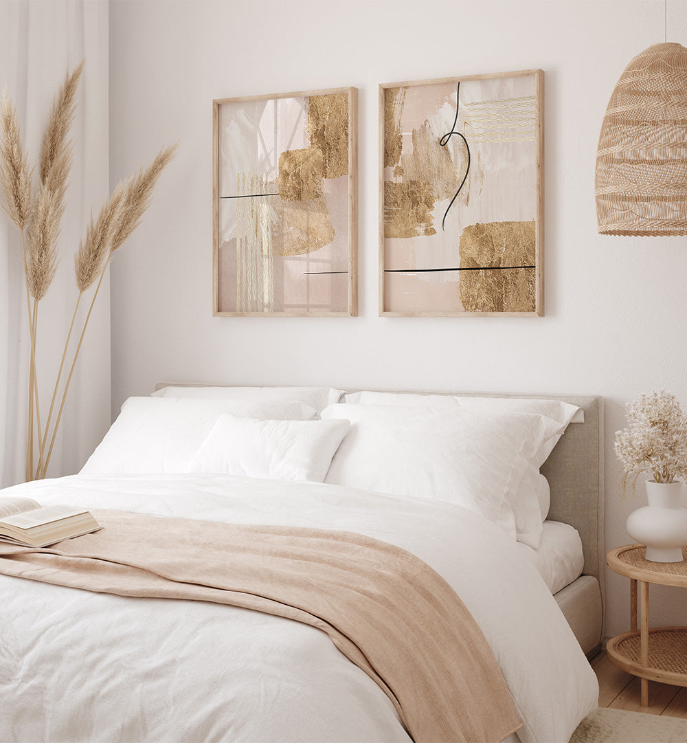 AURELIAN ECHOES SET , SET OF 2 PAINTINGS