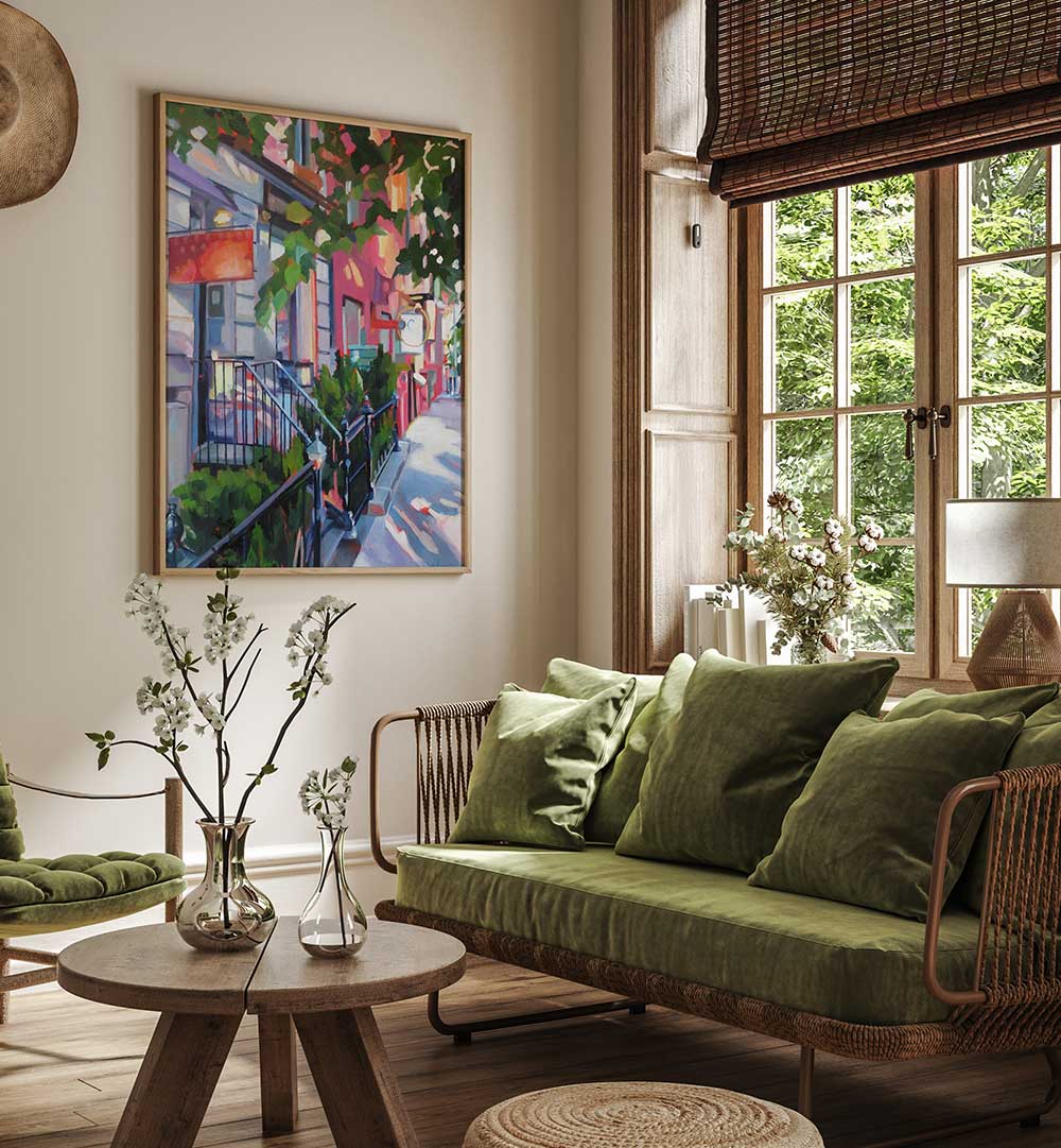 NEW YORK AFTERNOON , LANDSCAPE PAINTINGS