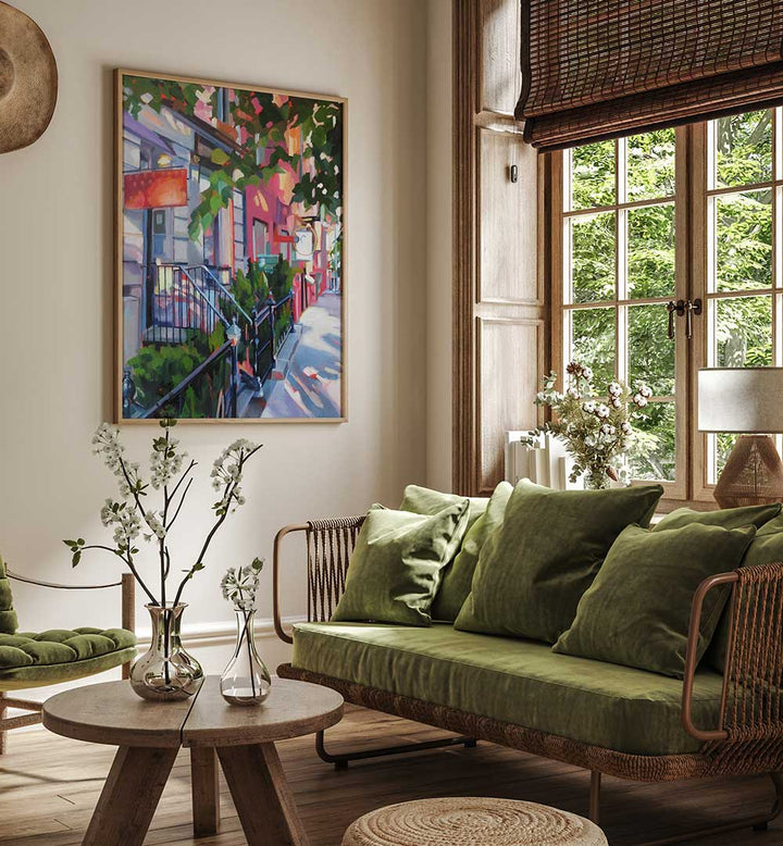 NEW YORK AFTERNOON , LANDSCAPE PAINTINGS