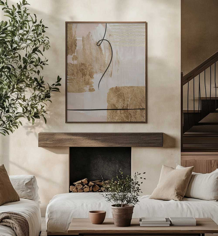 AESTHETIC GOLD II , ABSTRACT PAINTINGS