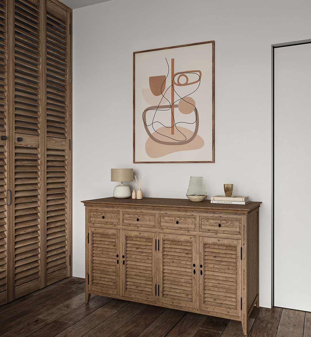 ABSTRACT LINE MOVEMENT I , BOHO ART PAINTINGS