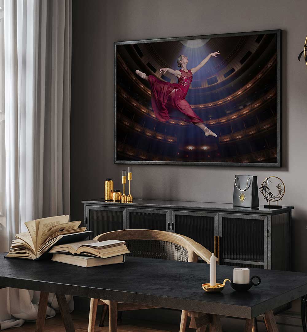 BALLERINA ROUGE  , PHOTOGRAPHY PRINTS