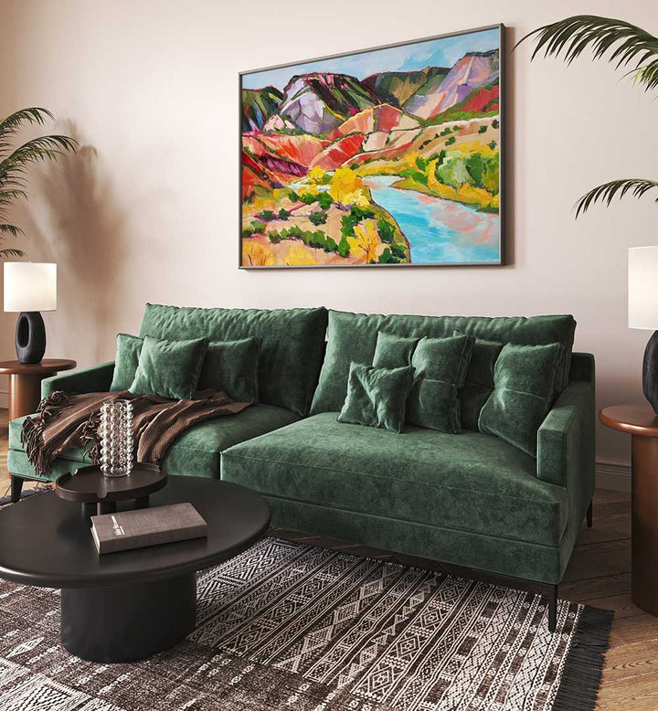 THE COLORS OF NEW MEXICO , LANDSCAPE PAINTINGS
