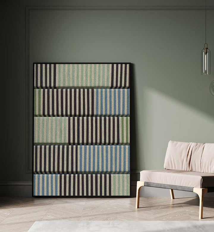 PELCO BLUE I , GEOMETRIC ART PRINTS