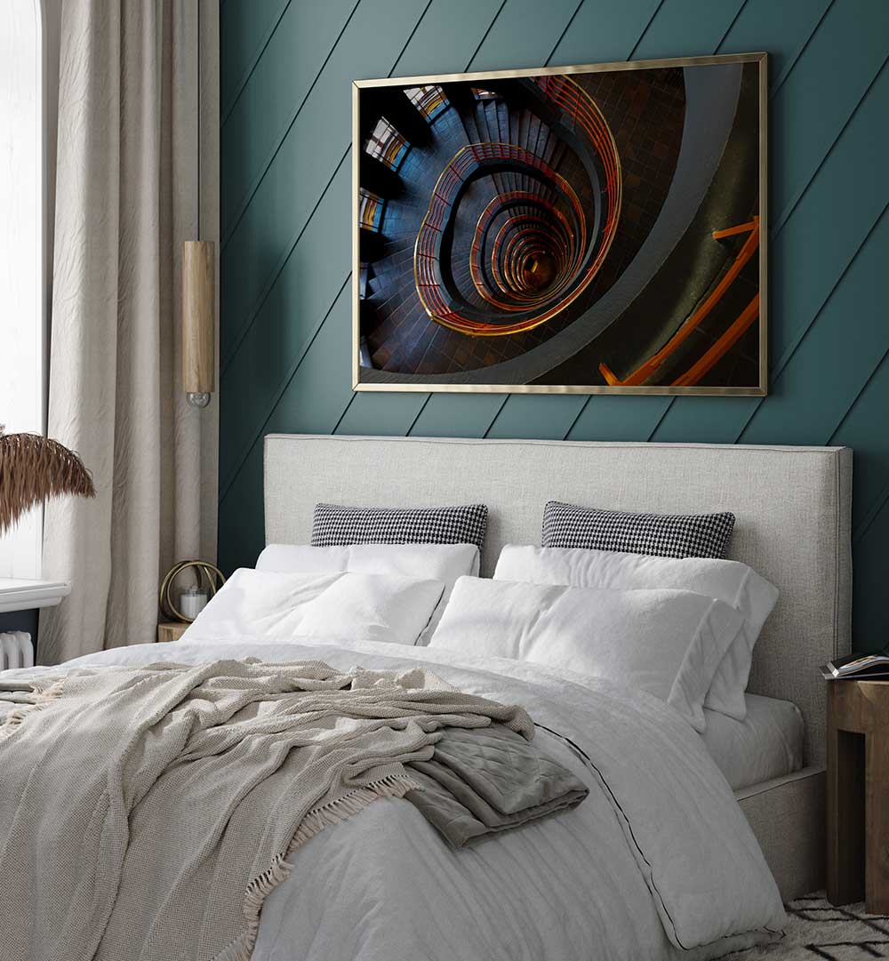 VENERABLE OLD STAIRCASE , PHOTOGRAPHY PRINTS