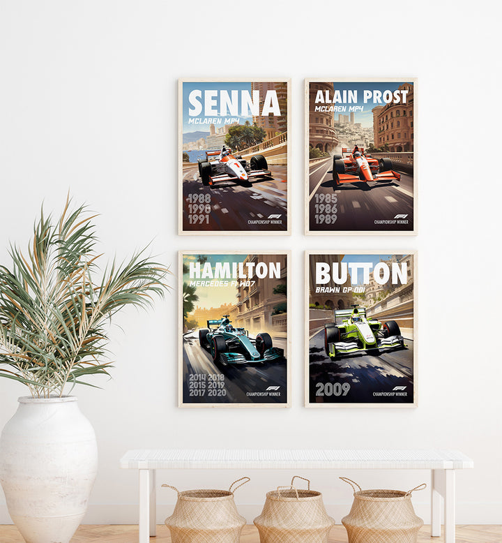 TRACK TITANS GALLERY WALL , GALLERY WALLS & SETS