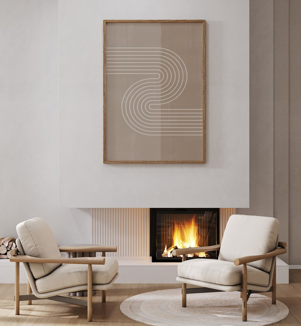 Enhance your decor with MINIMAL SIMPLE ARCH II, ABSTRACT PAINTINGS, showcasing modern elegance in any space.
