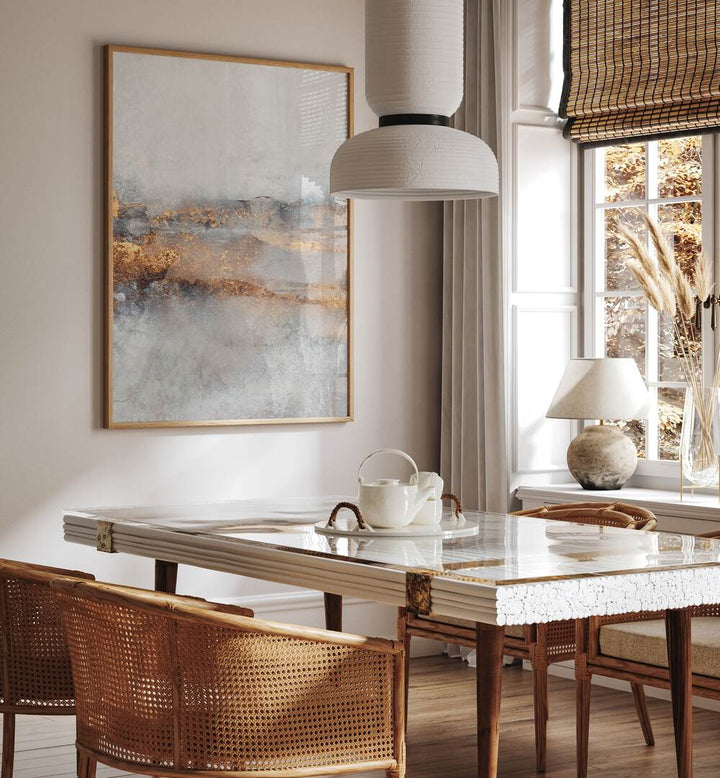 Elevate your decor with FOG, ABSTRACT PAINTINGS, featuring a stunning blend of colors for modern art lovers.