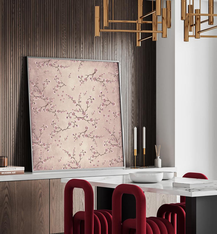 Brighten your space with CHERRY BLOSSOM DANCE, FLORAL FLOWER PAINTINGS, showcasing elegant spring-inspired art.