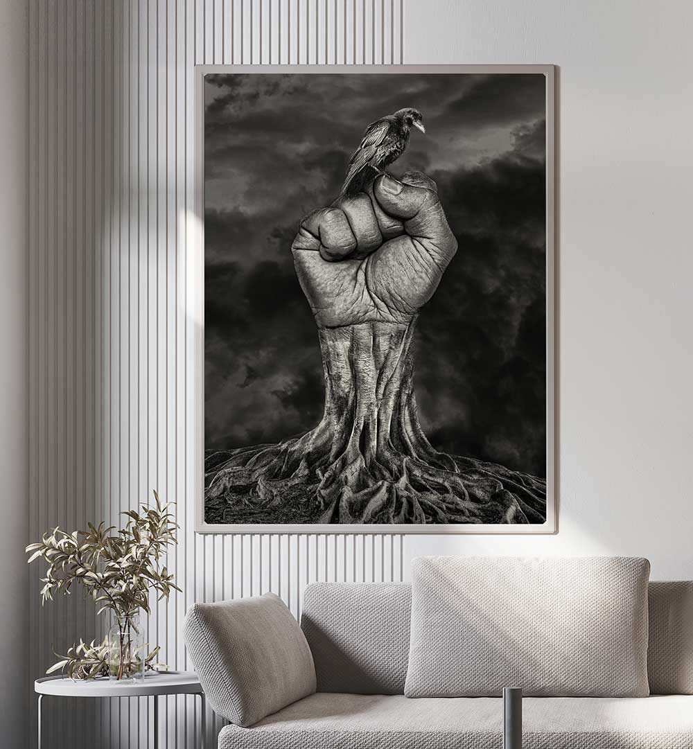 RAVEN HAND , PHOTOGRAPHY PRINTS