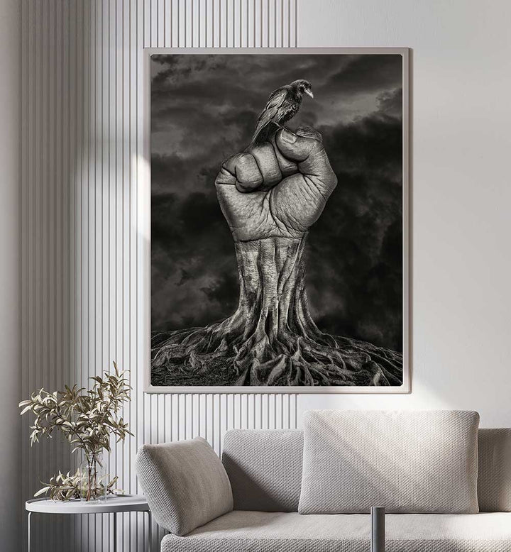 RAVEN HAND , PHOTOGRAPHY PRINTS