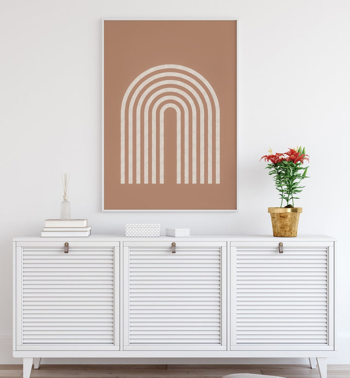 Vibrant RAINBOW LINES, BOHO ART PAINTINGS elevate home decor with colorful, creative designs for any space.