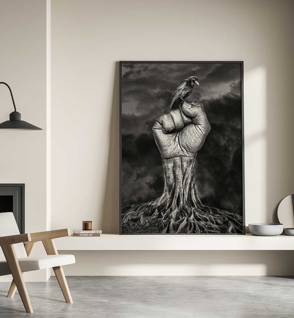 RAVEN HAND , PHOTOGRAPHY PRINTS