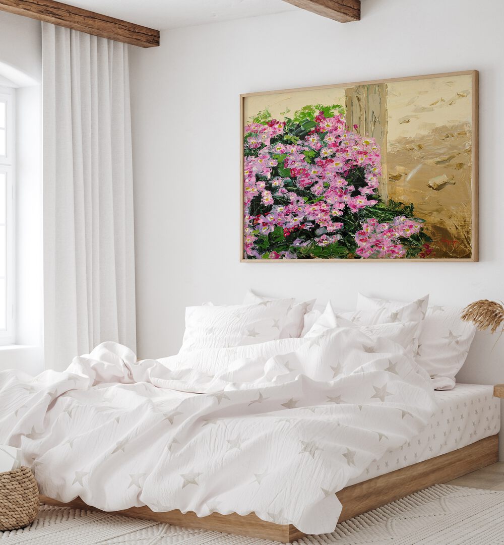 Brighten your space with the WILD CHRYSANTHEMUM CANVAS, FLORAL FLOWER PAINTINGS, showcasing vibrant blooms.
