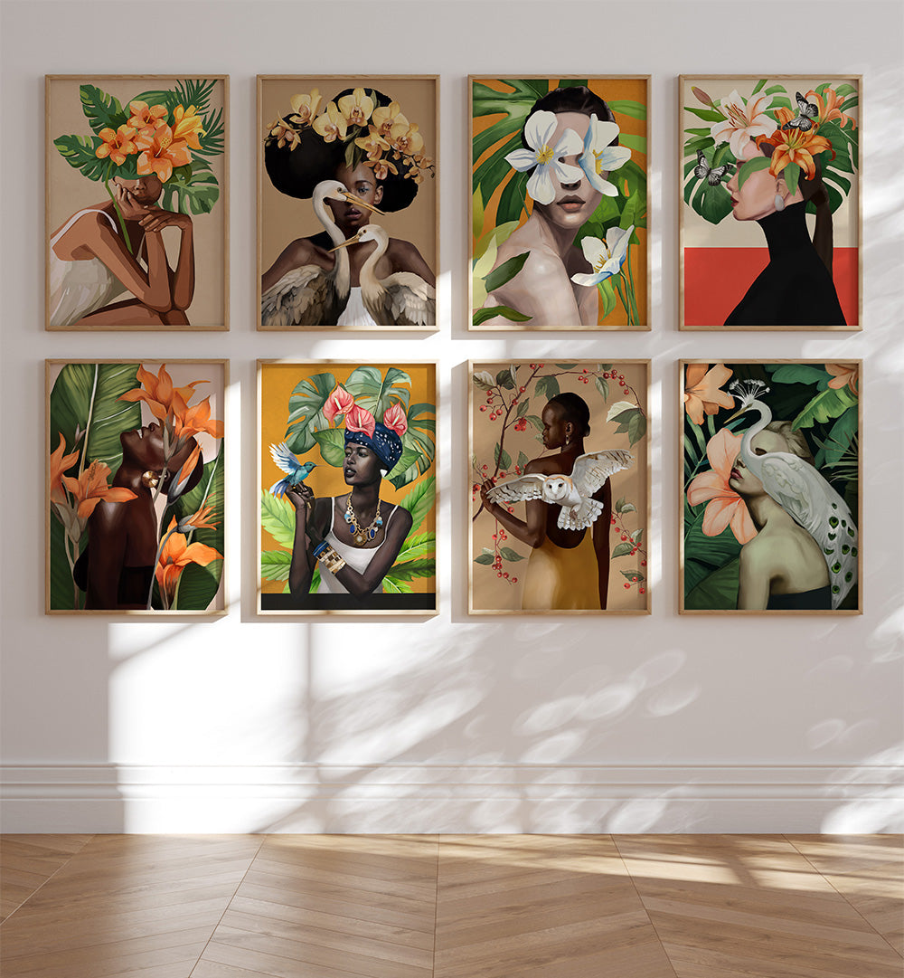 BLOOM THEORY GALLERY WALL , GALLERY WALLS & SETS