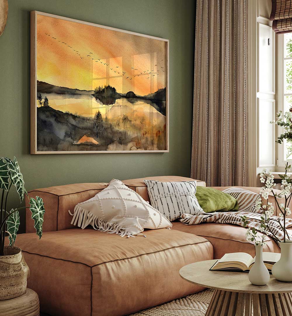 MORNINGMIGRATION , LANDSCAPE PAINTINGS