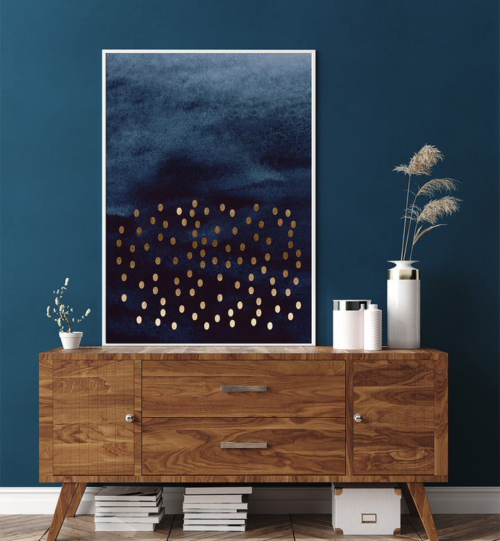 STORM IN SAPPHIRE , ABSTRACT PAINTINGS