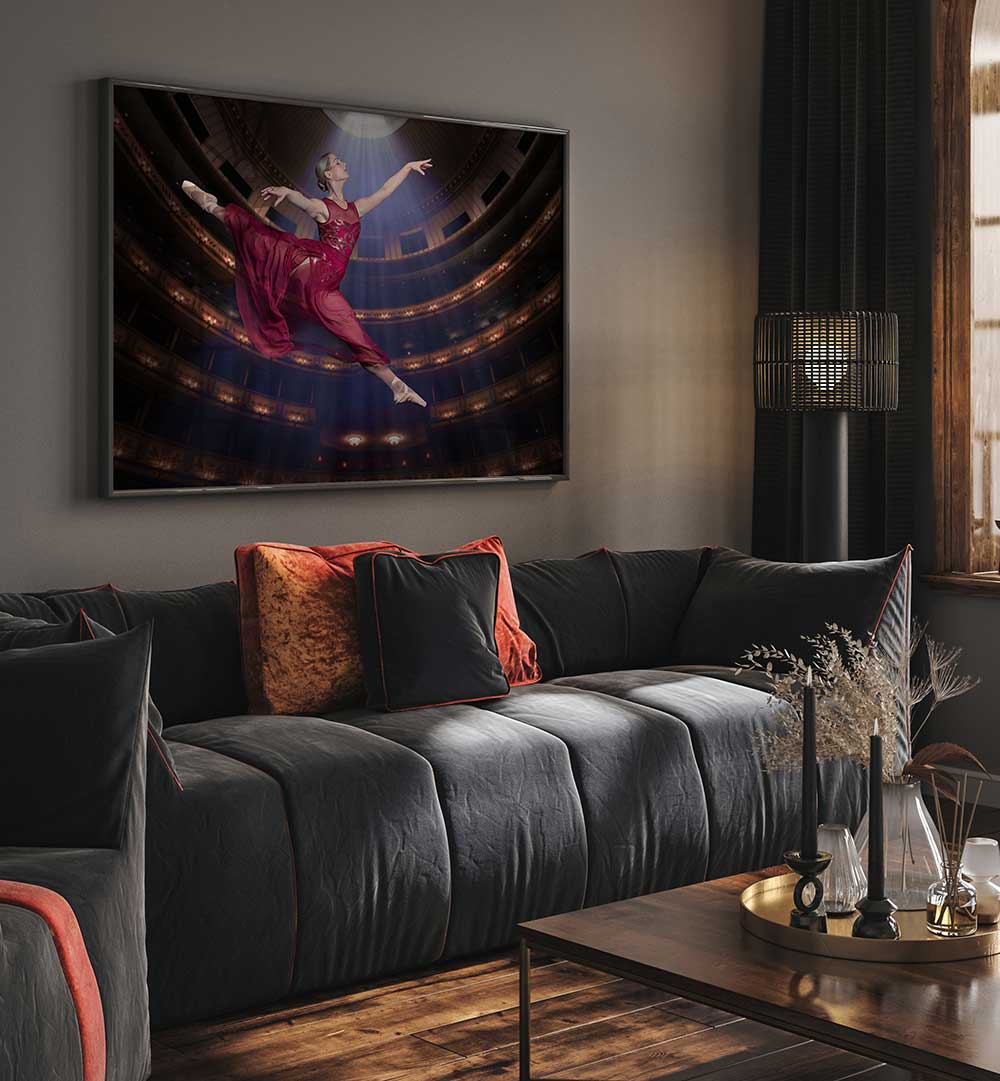 BALLERINA ROUGE  , PHOTOGRAPHY PRINTS