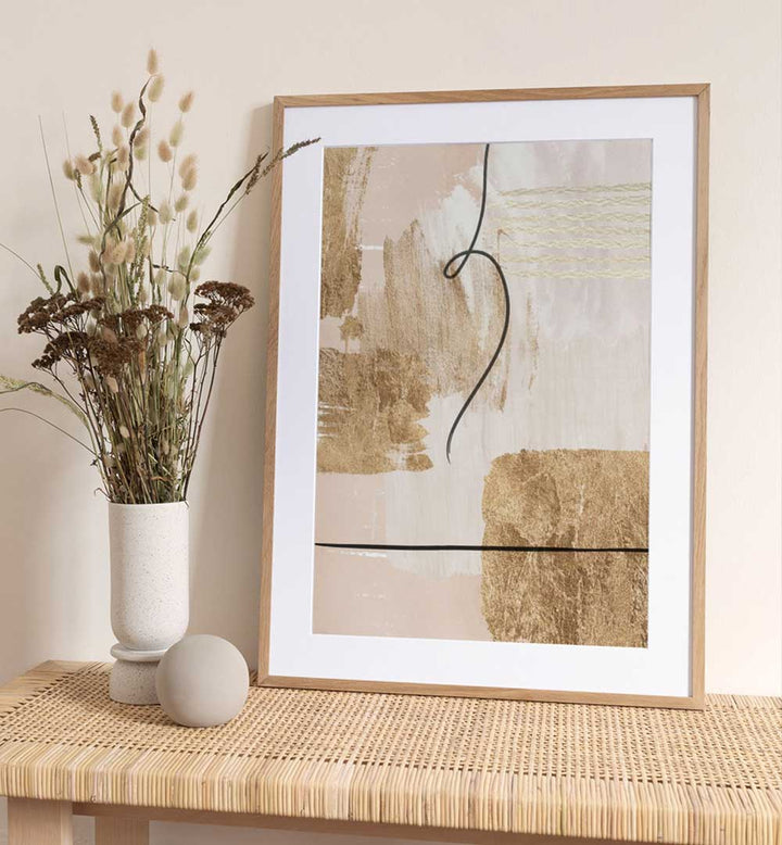 AESTHETIC GOLD II , ABSTRACT PAINTINGS