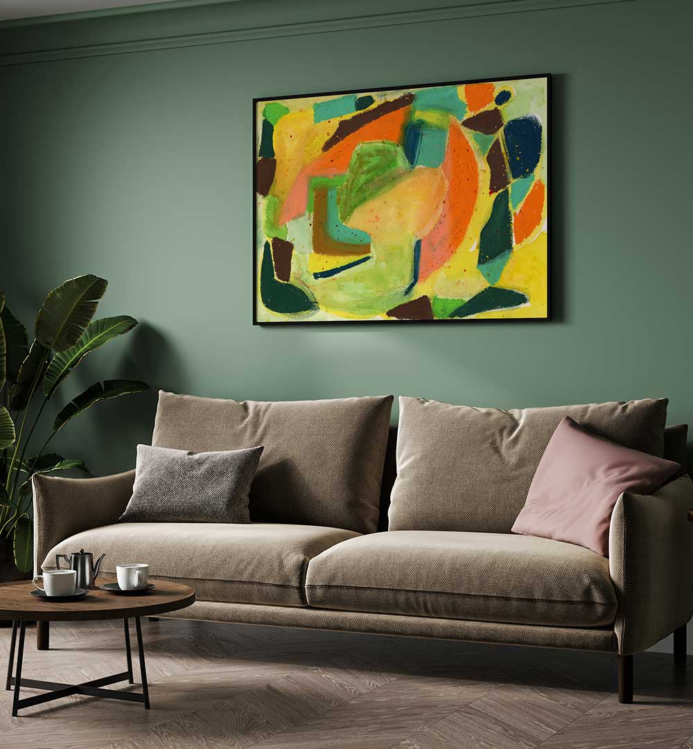 WATERCOLOUR & PASTEL  , ABSTRACT PAINTINGS