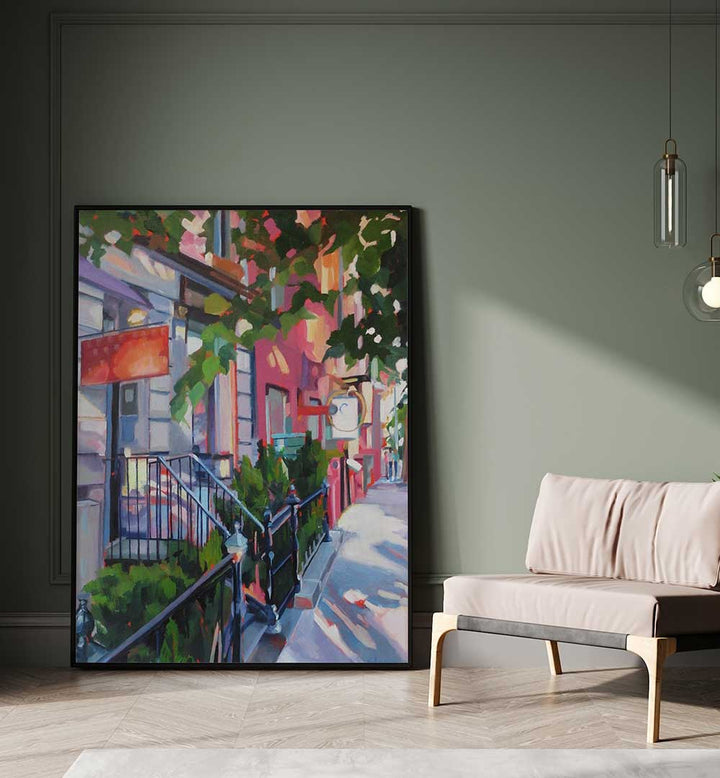 NEW YORK AFTERNOON , LANDSCAPE PAINTINGS