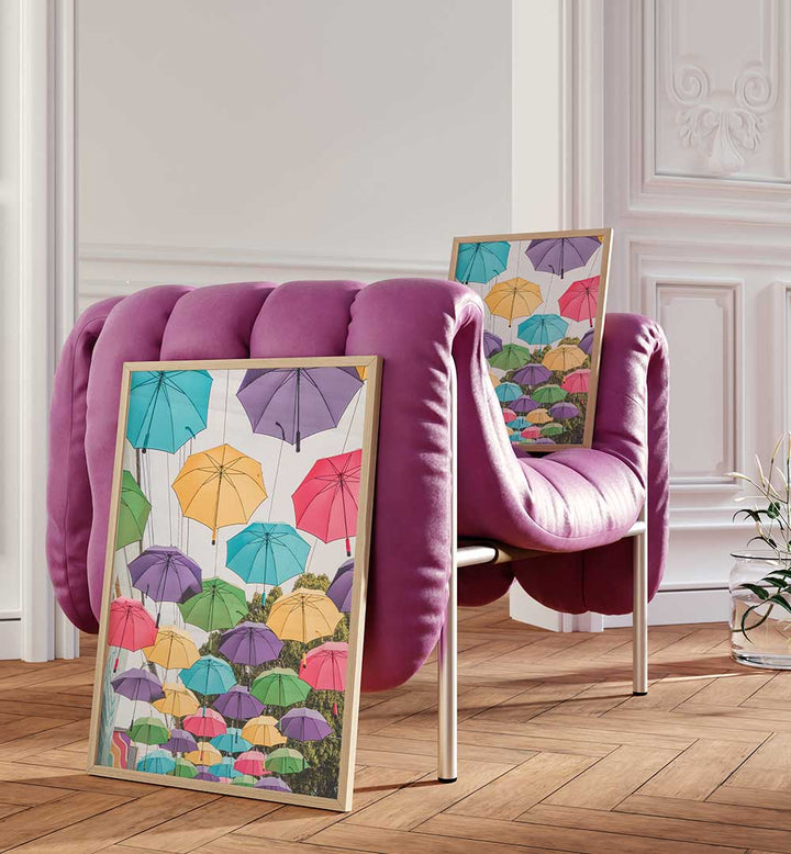 COLORFUL UMBRELLAS ,PHOTOGRAPHY PRINTS