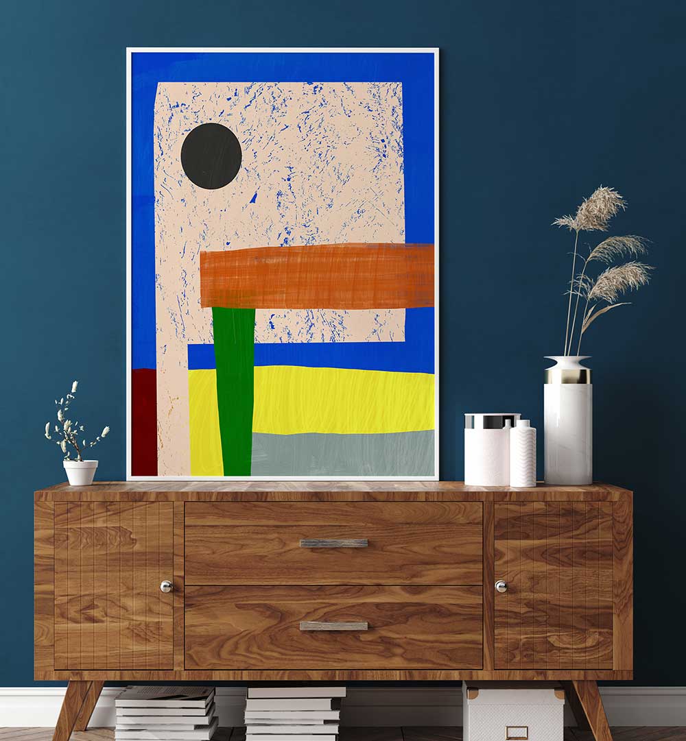 GEOMETRIC SHAPES , ABSTRACT PAINTINGS