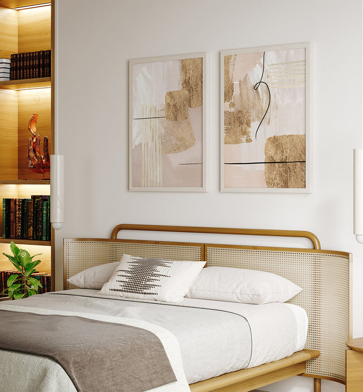 AURELIAN ECHOES SET , SET OF 2 PAINTINGS