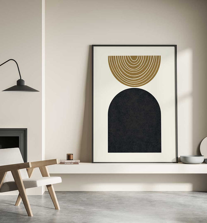 GOLDEN ECHOES , BOHO ART PAINTINGS