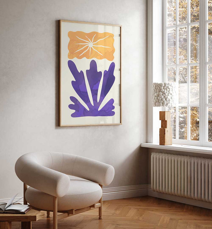 FLOWER IN PURPLE , ABSTRACT PAINTINGS