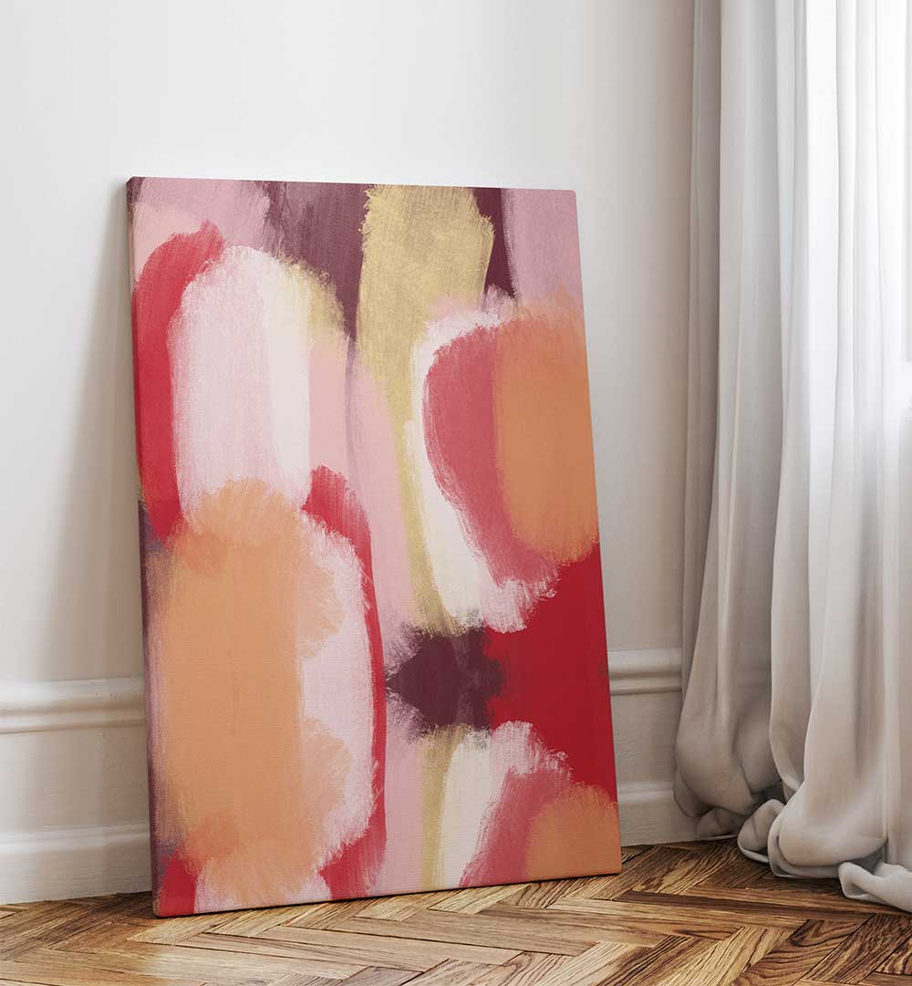 NUANCES DE ROUGES , ABSTRACT PAINTINGS