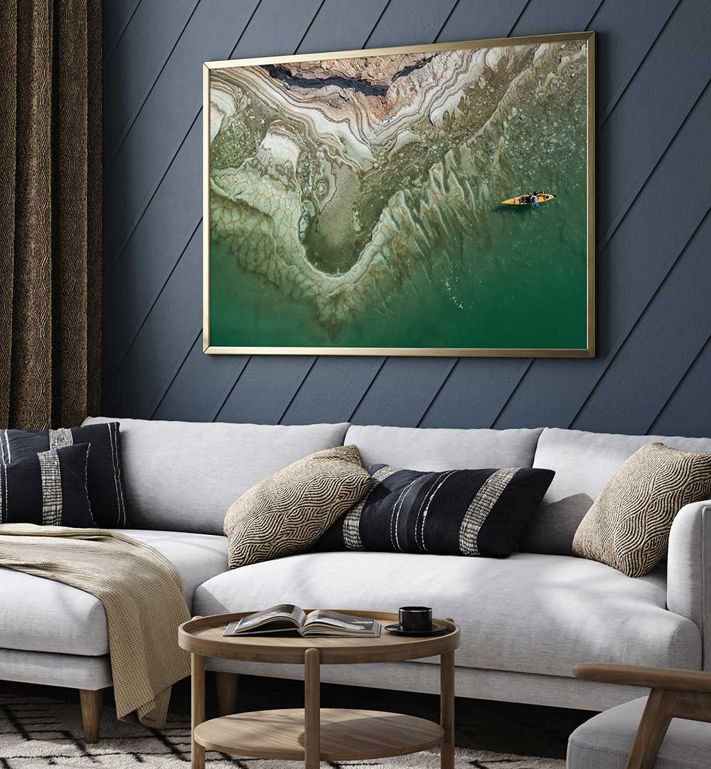 DEAD SEA KAYAKER , PHOTOGRAPHY PRINTS