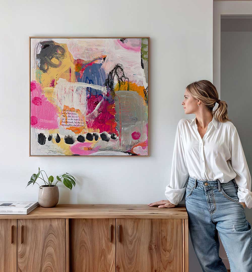 MESSAGE , ABSTRACT PAINTINGS