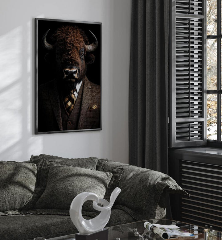 WILD SUITS - BISON , ANIMAL PAINTINGS
