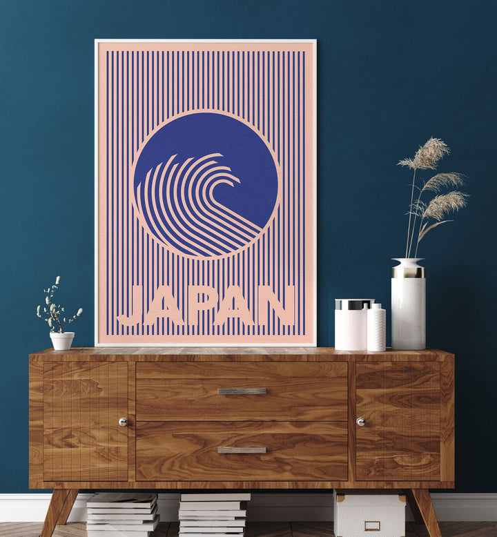 Captivating GREAT WAVE OF JAPAN, JAPANESE PAINTINGS print adds elegance and nature's beauty to your decor.