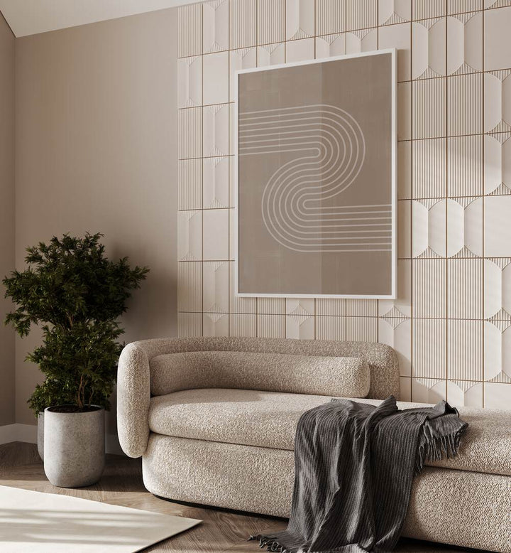 Transform your space with MINIMAL SIMPLE ARCH II, ABSTRACT PAINTINGS, blending modern aesthetics and sophistication.