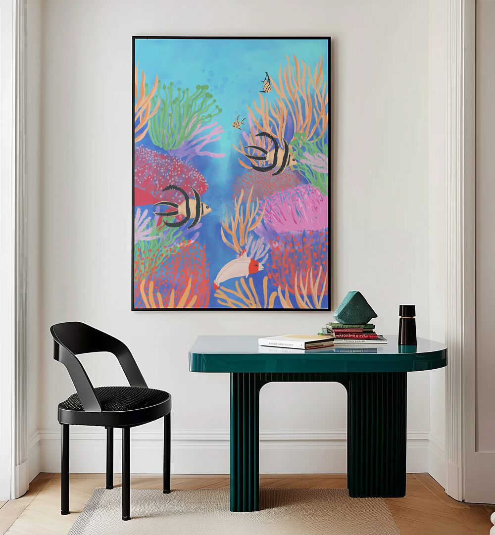 CORAL REEF REVERIE , BEACH PRINTS , COASTAL WALL ART PRINTS